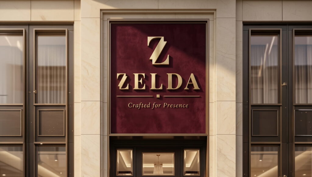 ZELDA logó & arculattervezése portfólió